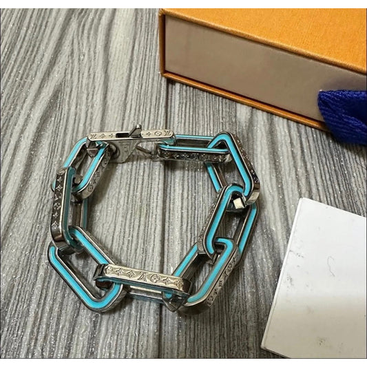 Louis Vuitton 拼接古巴手鍊