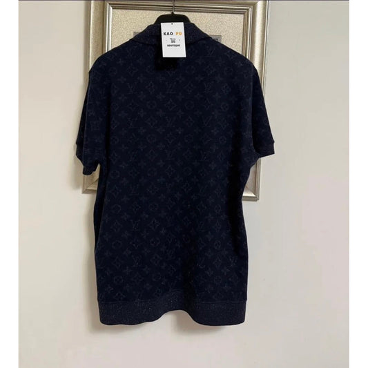 Louis Vuitton 背後滿版老花 Polo衫