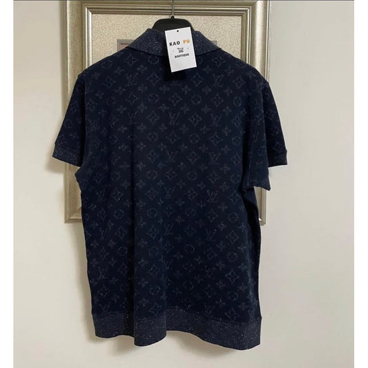 Louis Vuitton 背後滿版老花Polo衫