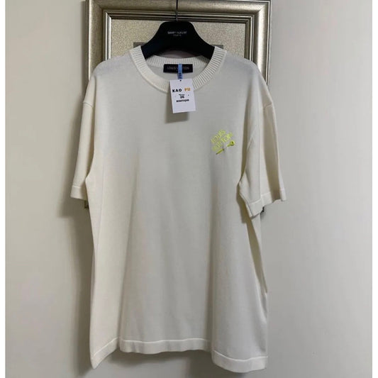 Louis Vuitton 白別針螢光Tee