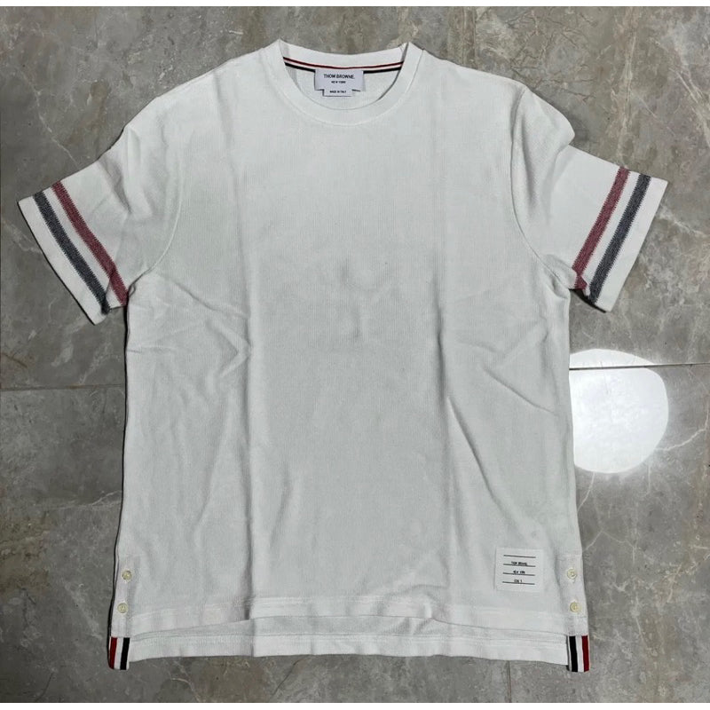 Thom Browne 手臂條紋 Logo Tee