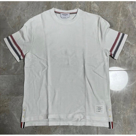 Thom Browne 手臂條紋 Logo Tee