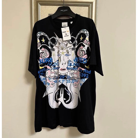 Burberry 抽象插畫Tee