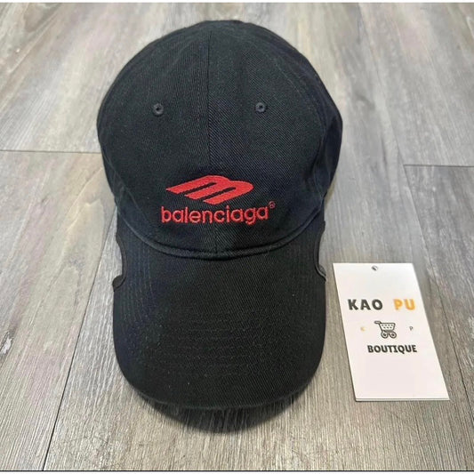 Balenciaga Notch黑帽簷Dad Hat