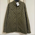 Louis Vuitton 綠色植絨襯衫外套