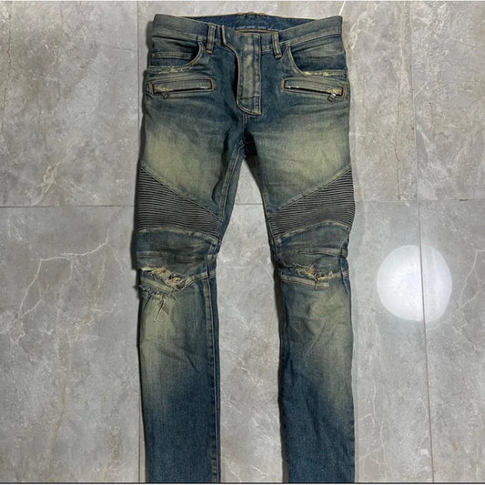 Balmain 機車牛仔褲