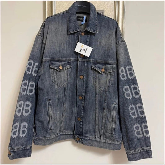 Balenciaga Crypto 泥染牛仔外套