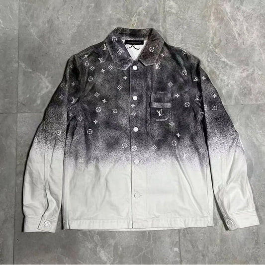 Louis Vuitton 老花漸層牛仔外套