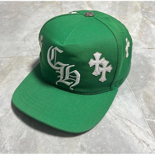 Chrome Hearts 梵文十字貼皮 Dad Hat