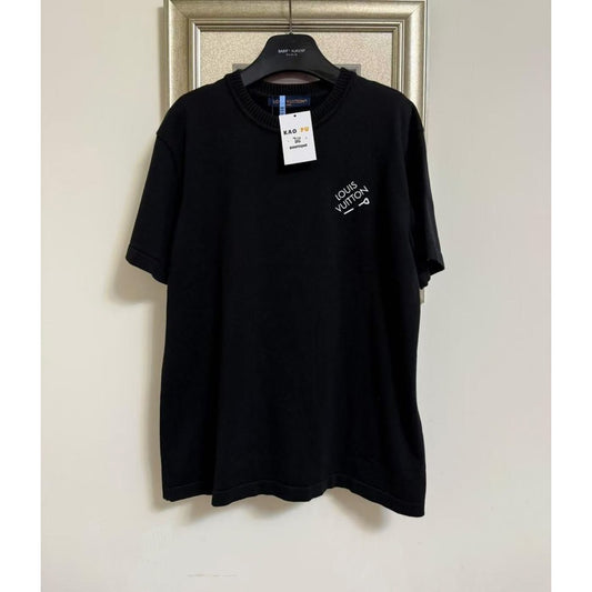 Louis Vuitton 刺繡別針Logo針織Tee