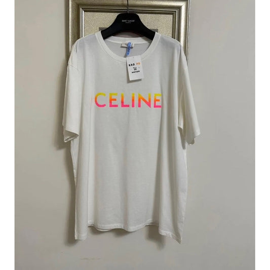 Celine塞琳胸前漸層Tee