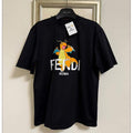 Fendi聯名三方黑色Logo Tee
