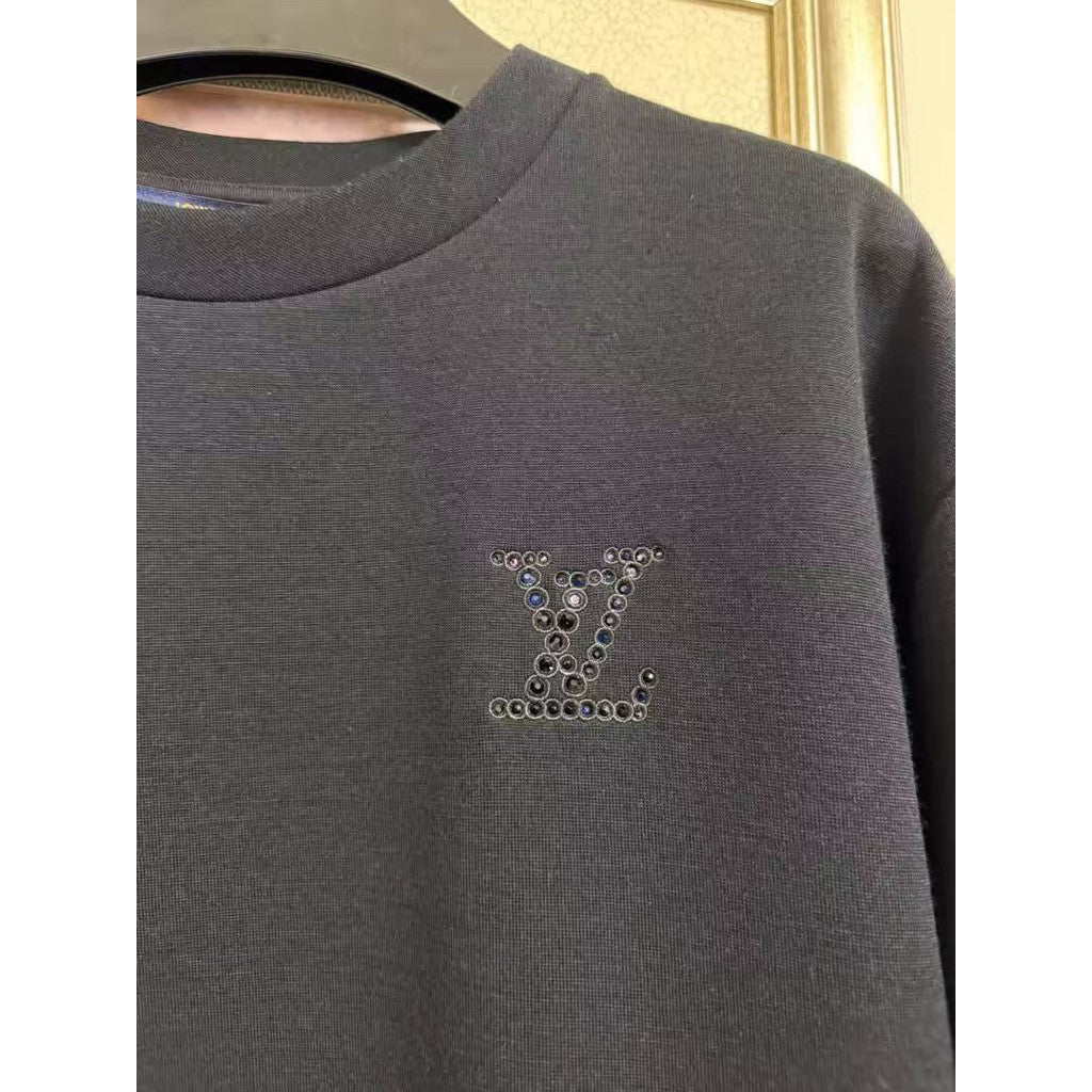 Louis Vuitton 水鑽Logo Tee