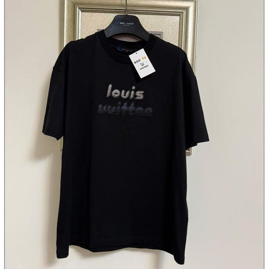 Louis Vuitton 串珠刺繡 Logo Tee