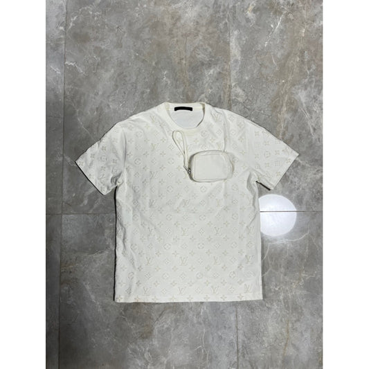 Louis Vuitton 老花滿版前胸小包Tee