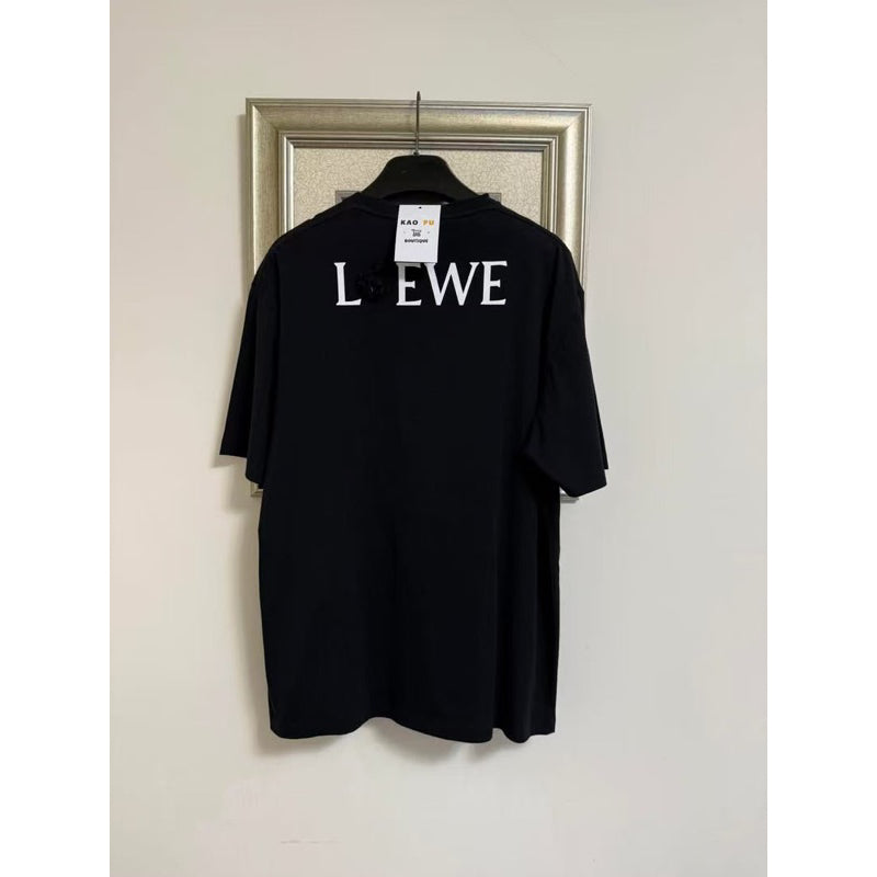 Loewe 黑色吉卜力神隱少女無臉男Logo Tee