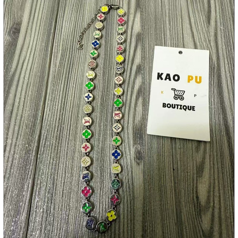 Louis Vuitton 老花串珠Multicolor項鍊
