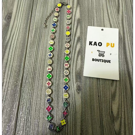 Louis Vuitton 老花串珠Multicolor項鍊
