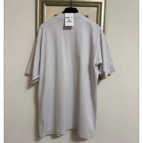 Balenciaga 刷破Mirror Logo Tee