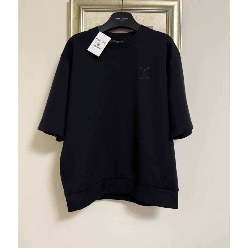 Louis Vuitton 水鑽Logo Tee