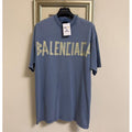 Balenciaga Tape Type Ripped Logo Tee