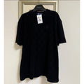 Louis Vuitton 黑色棋盤格毛巾Logo Tee