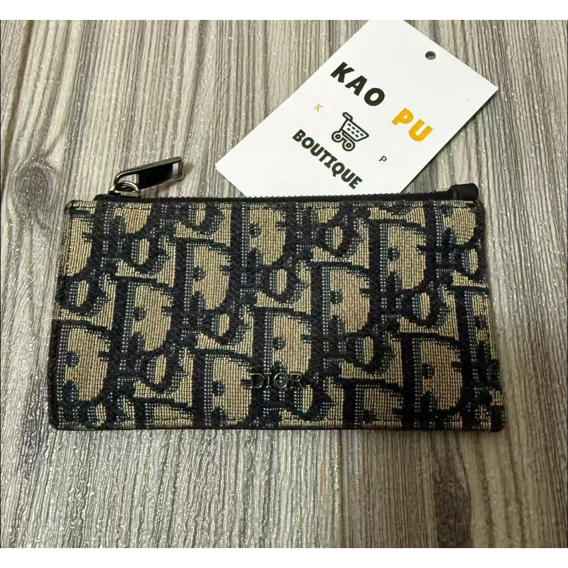 Dior Oblique拉鏈卡夾
