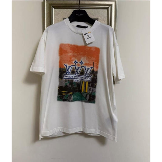 Louis Vuitton Vera United 水鑽 Lovers Logo Tee