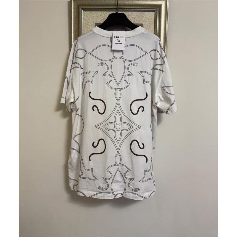 Louis Vuitton 刺繡Aquagarden Tee