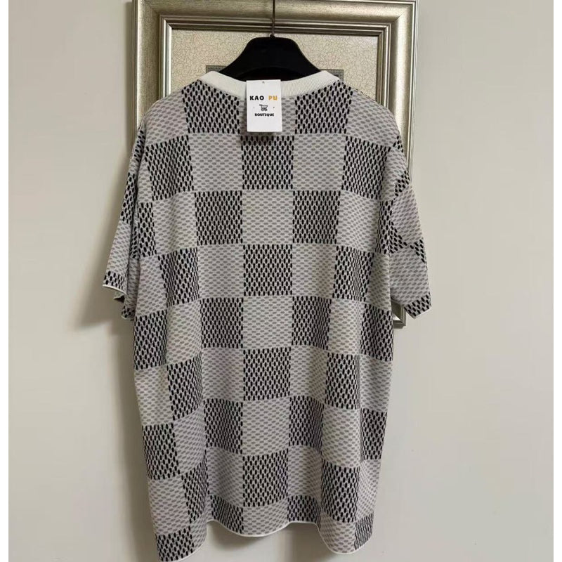 Louis Vuitton Pharrell 棋盤格Logo Tee