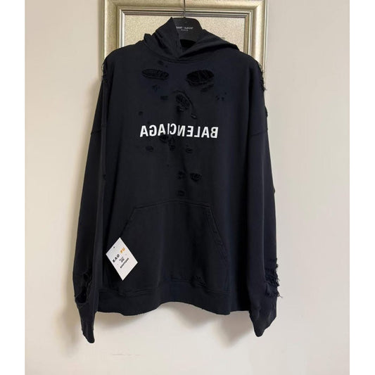 Balenciaga Mirror Logo 大破壞 Hoodie