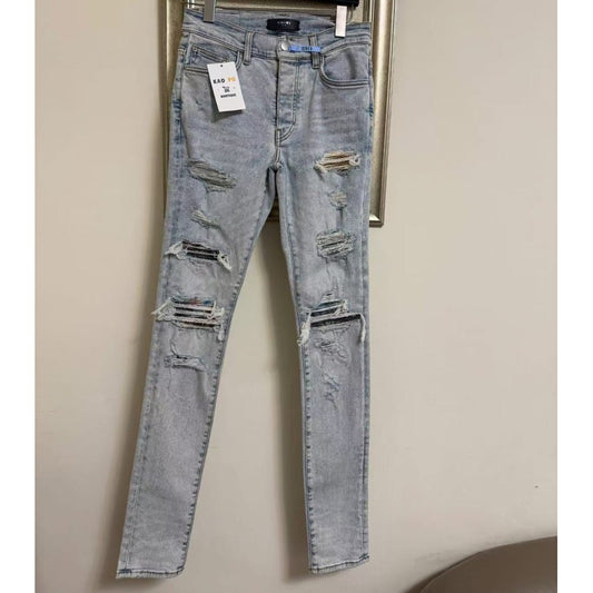 Amiri Thrahsers刷破牛仔褲