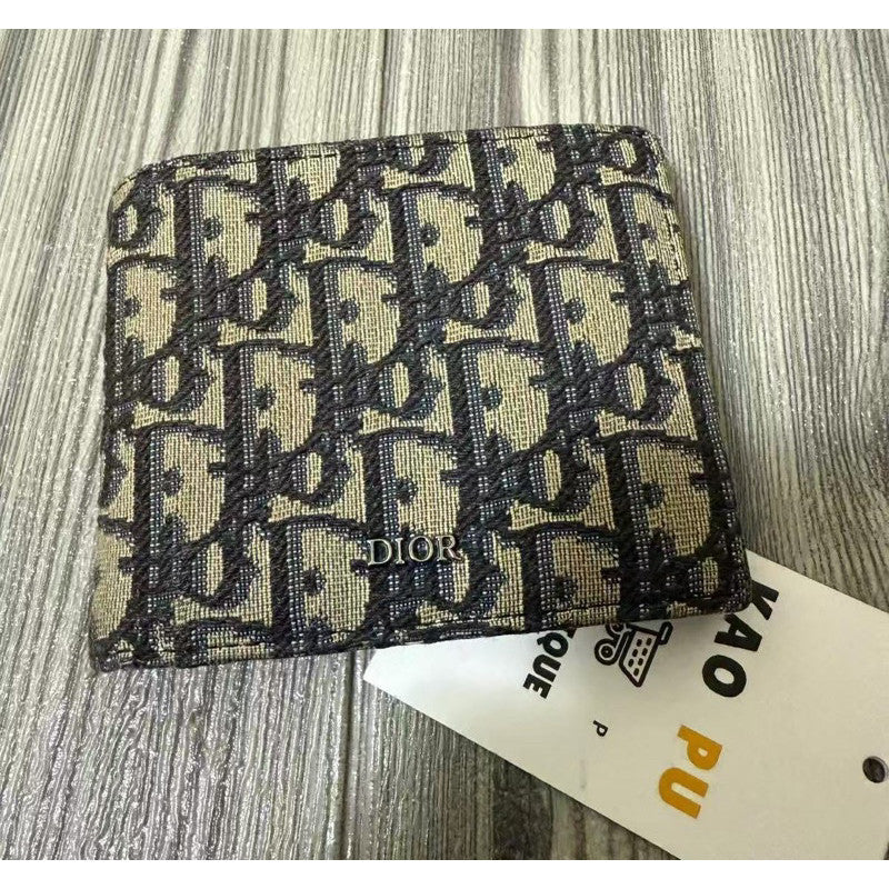 Dior Oblique滿版零錢包對折皮夾