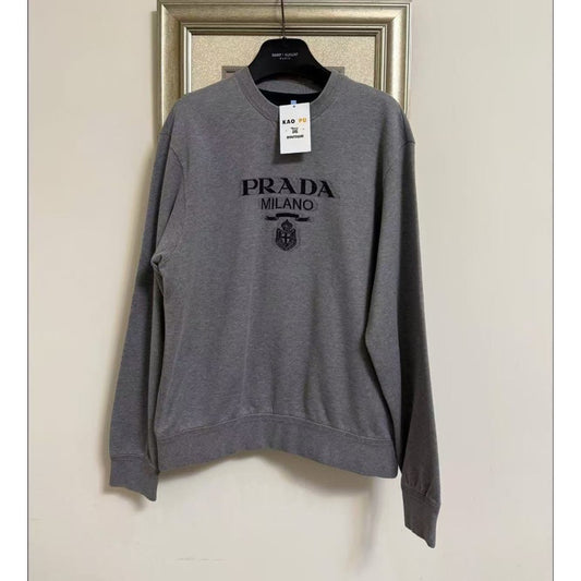 Prada Milano Logo灰色衛衣
