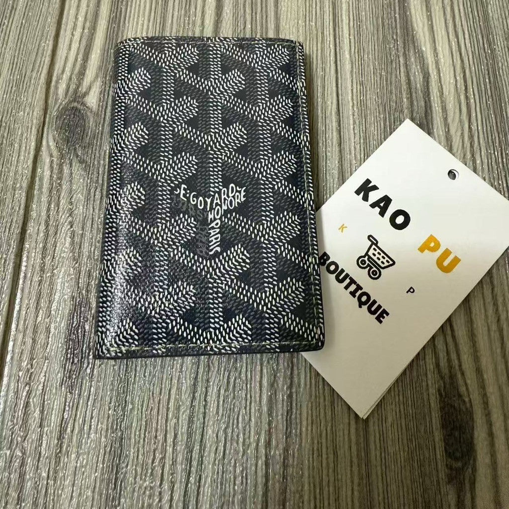 Goyard 灰色經典對折卡夾