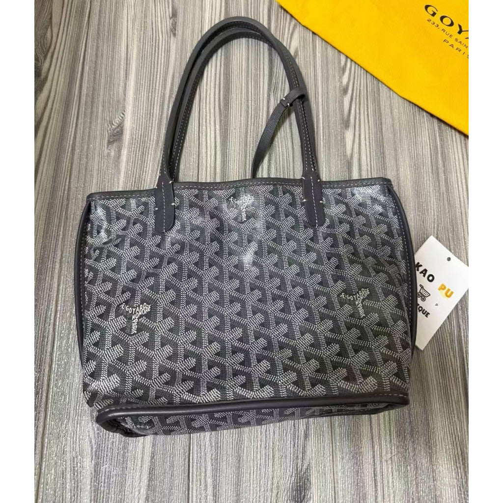 Goyard 灰色Anjou雙面Mini Tote