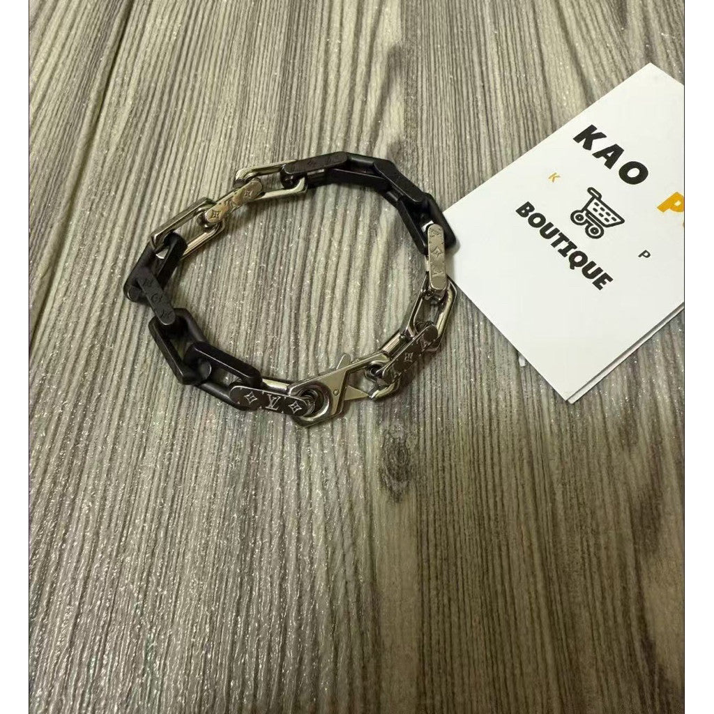 Louis Vuitton 拼接老花古巴手鏈