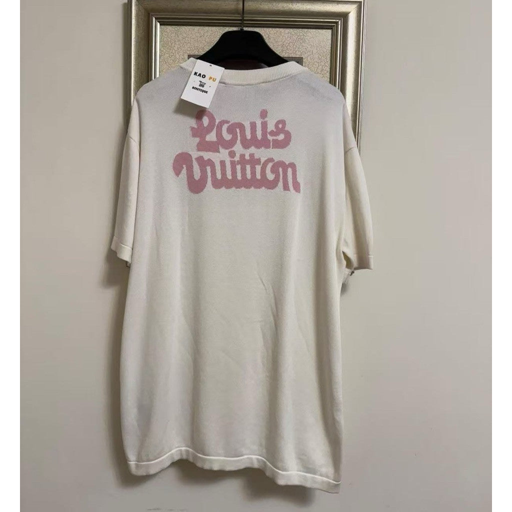 Louis Vuitton 聯名Tyler小花針織Logo Tee