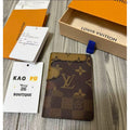 Louis Vuitton 3.0聯名拼接老花對折卡夾