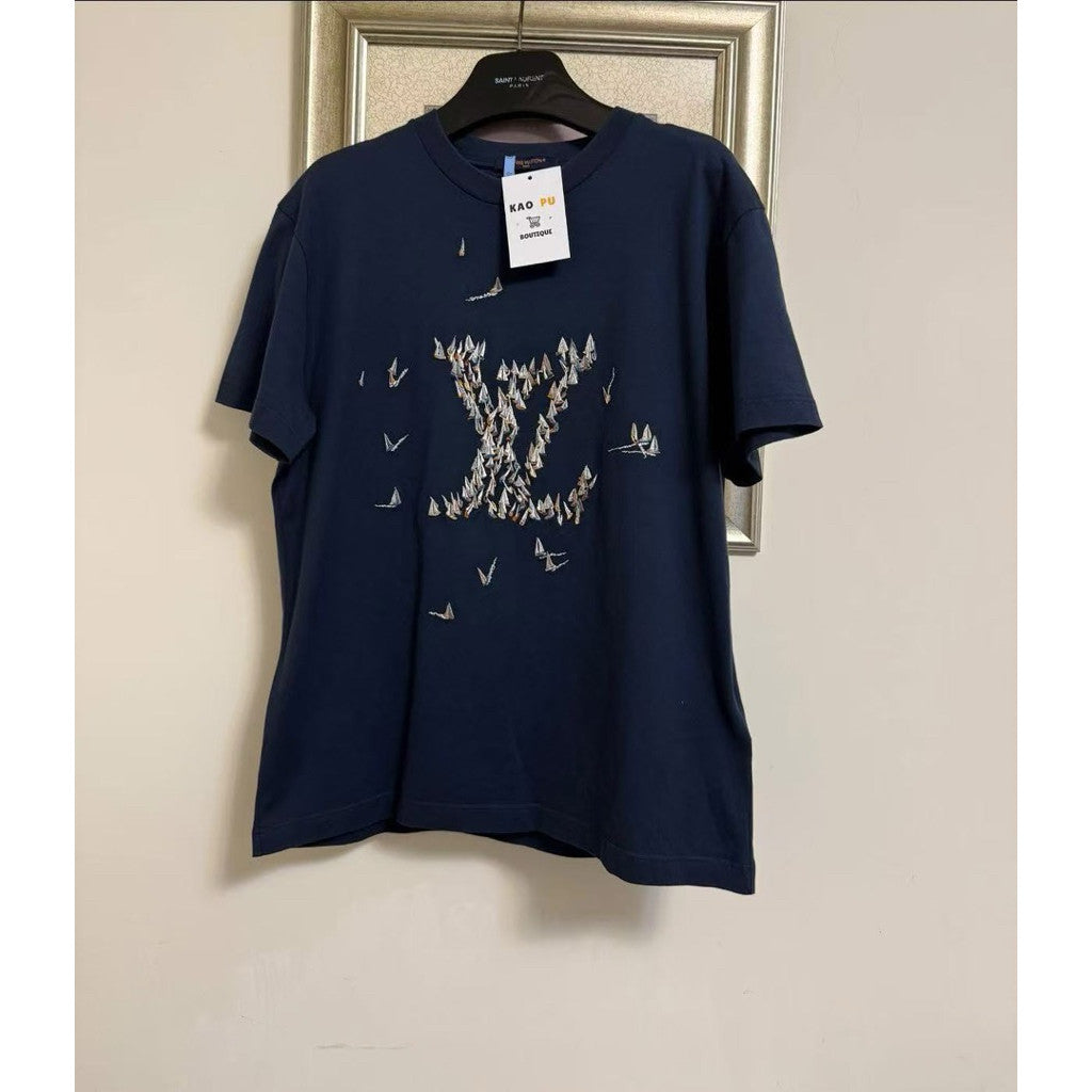 Louis Vuitton 刺繡帆船Regatta Logo Tee