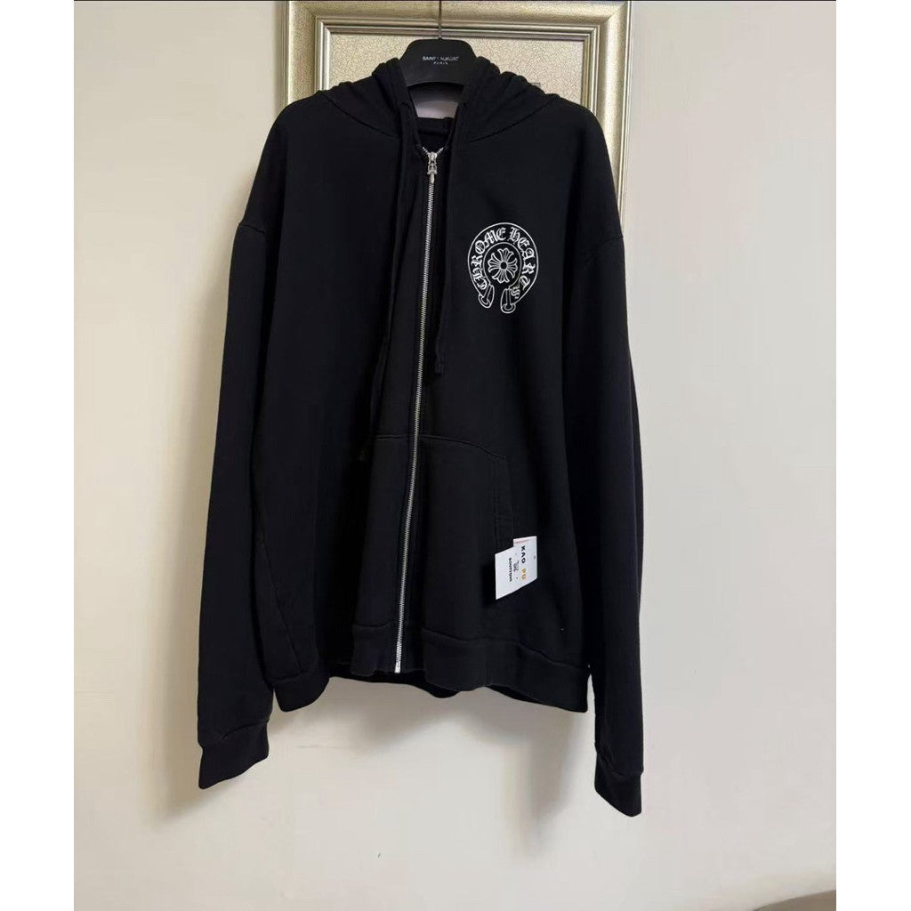Chrome Hearts 黑色拉斯維加斯限定馬蹄連帽外套