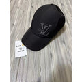 Louis Vuitton 黑色刺繡Swoosh Logo Dad Hat