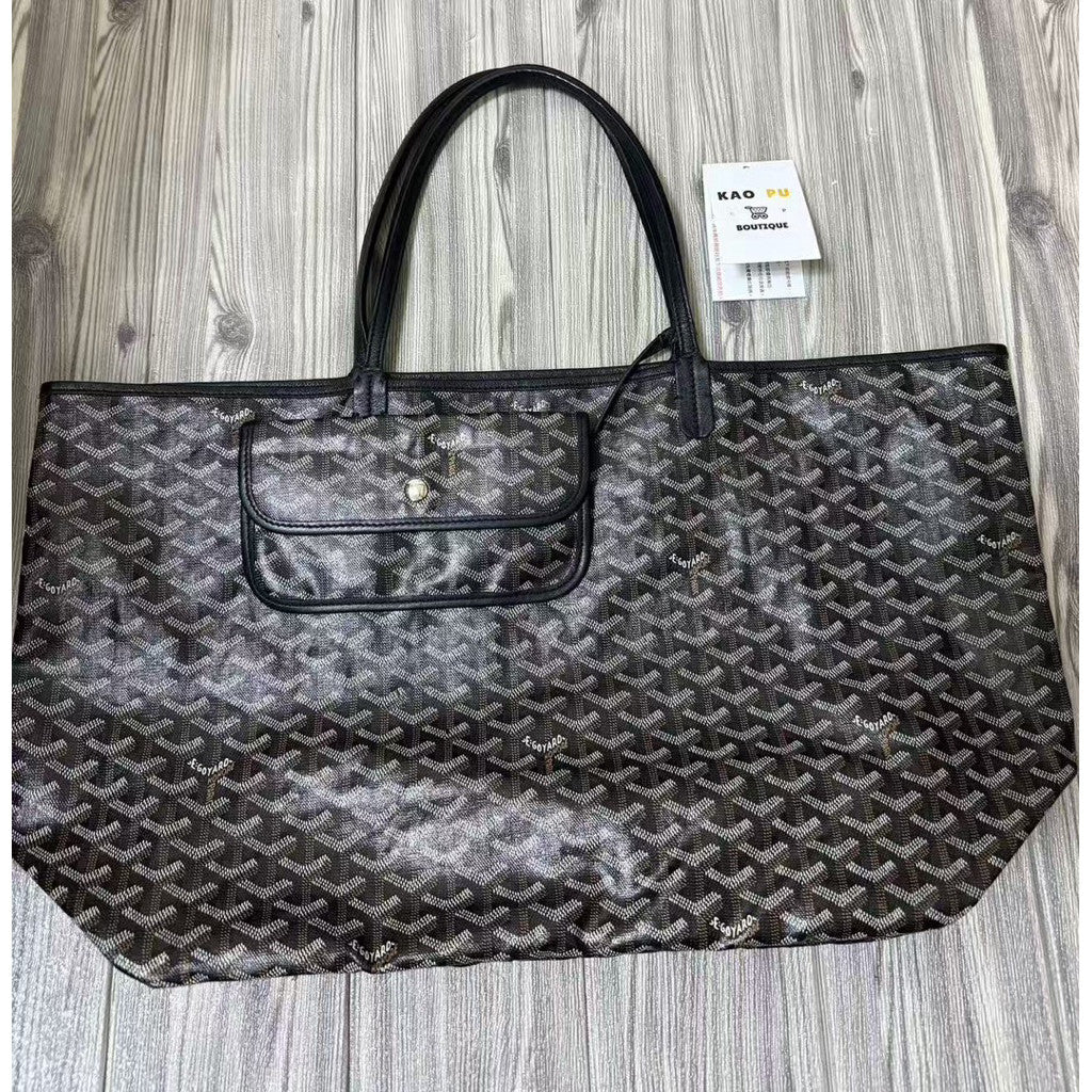 Goyard 黑色Saint Louis Tote Bag GM