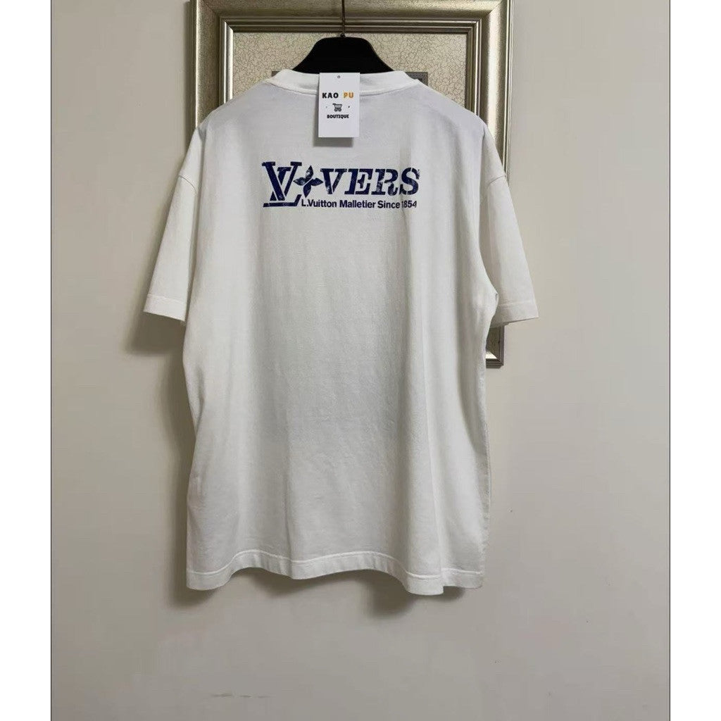 Louis Vuitton 水鑽 Vers United Lovers Logo Tee