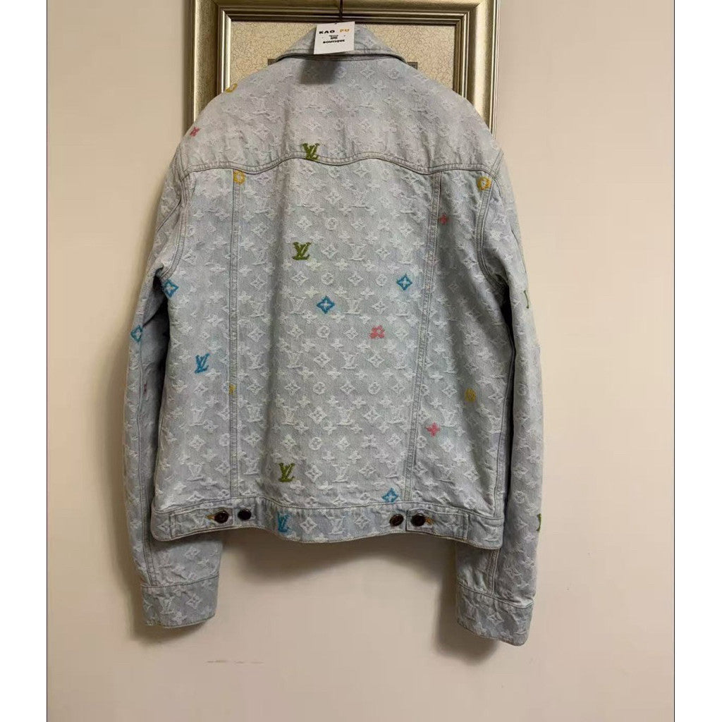 Louis Vuitton 聯名Tyler The Creator滿版老花牛仔外套