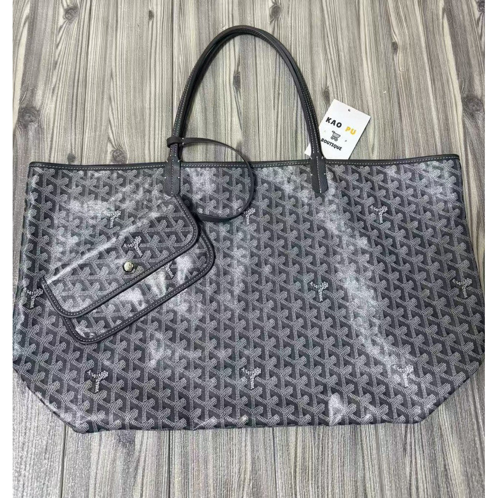 Goyard 灰色Saint Louis 子母托特包GM