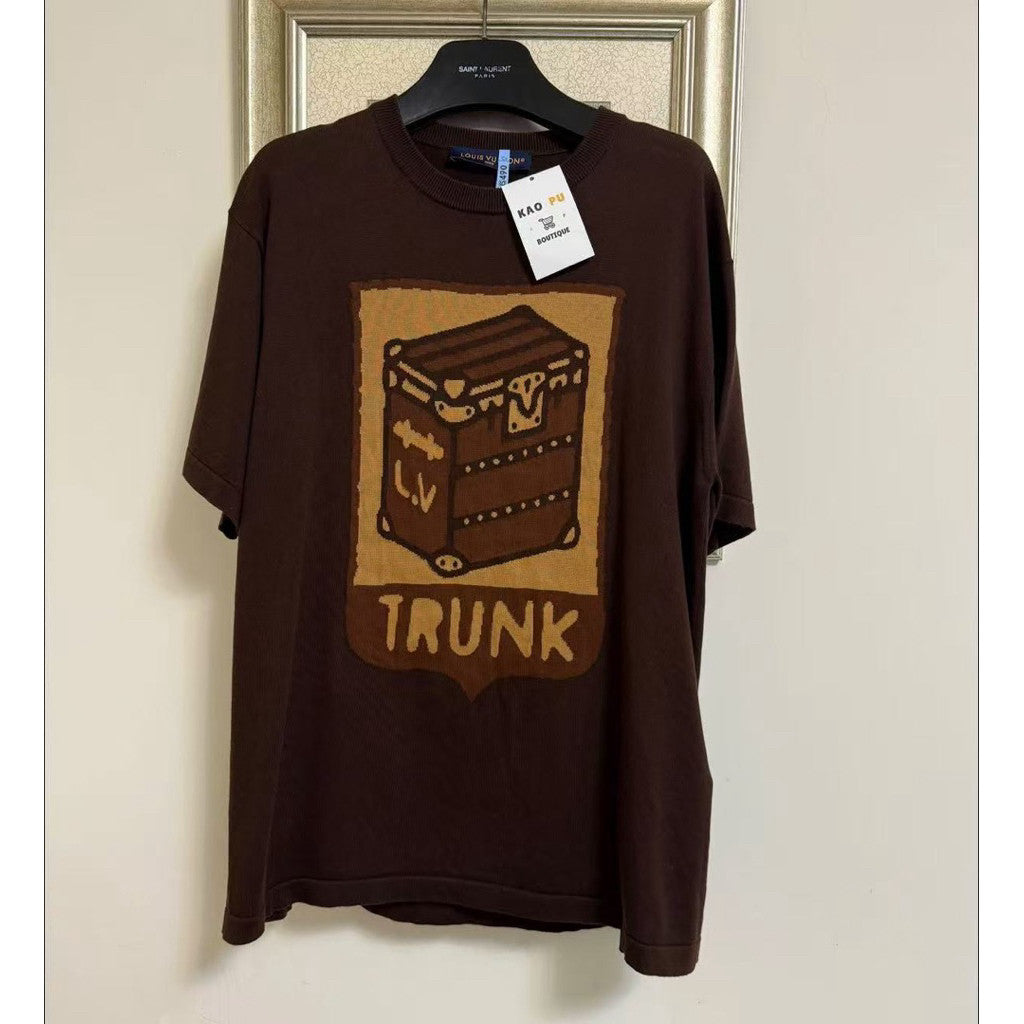 Louis Vuitton Trunk Logo針織Tee