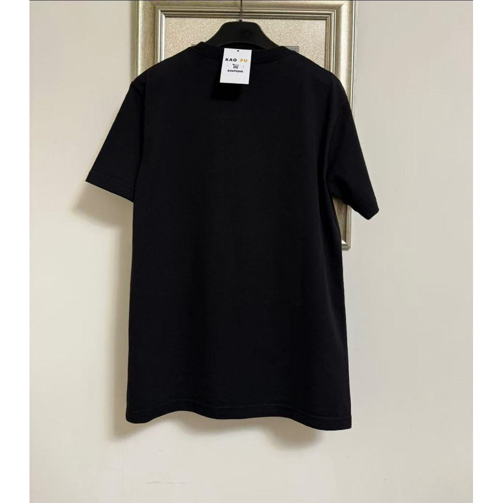 Dior 黑色Couture刺繡方牌Logo Tee