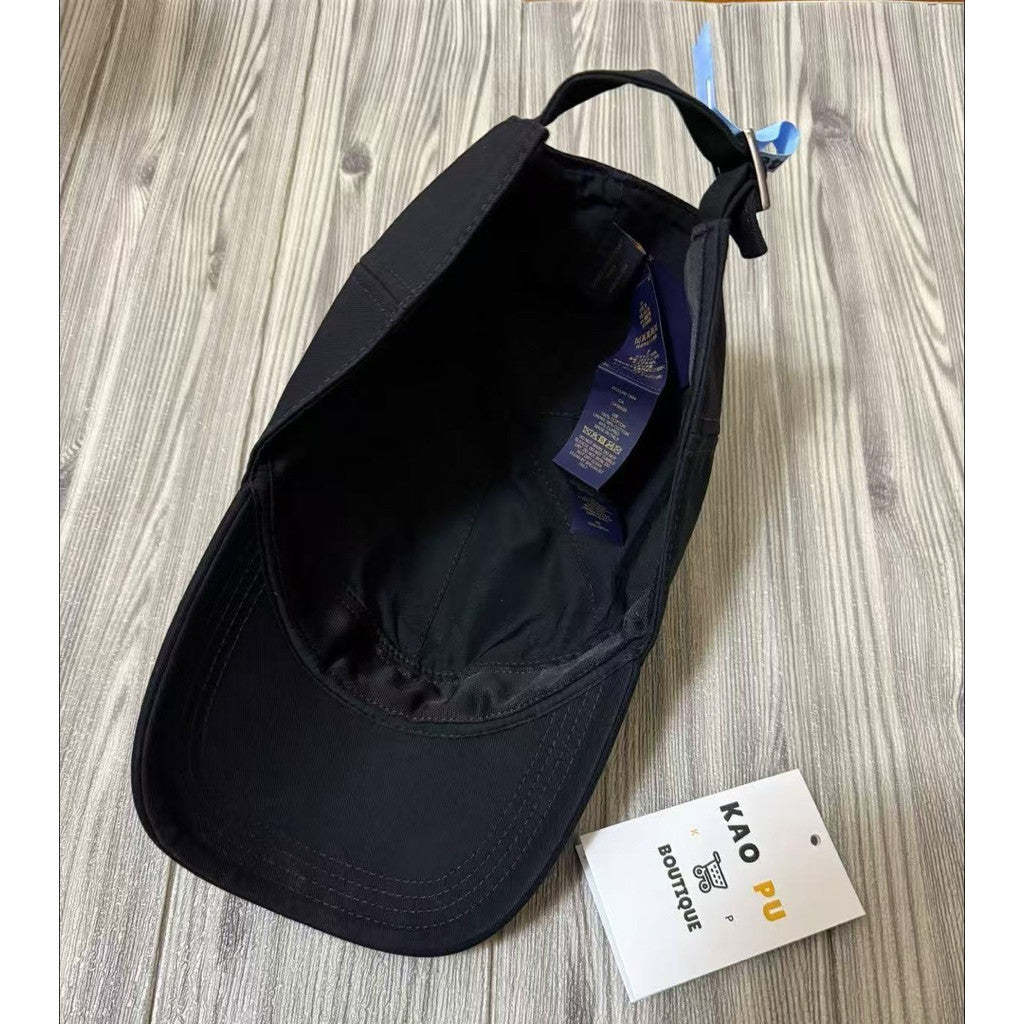 Louis Vuitton 黑色刺繡Swash Logo Dad Hat