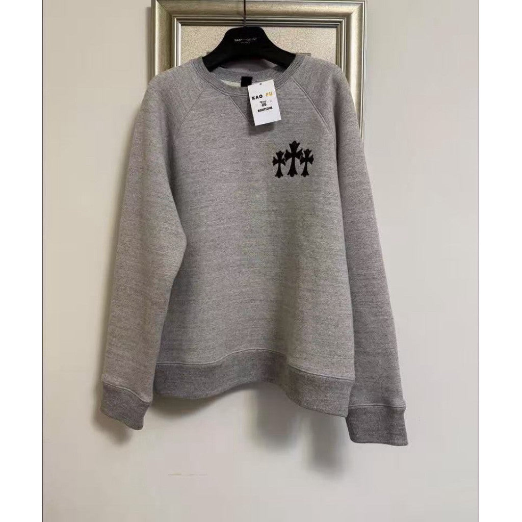 Chrome Hearts 灰色尼龍梵文十字衛衣（請先確認商品描述謝謝）